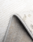 Tapis beige en tissu texturé 200 x 290 cm VANILLE