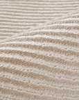 Tapis beige et blanc motif organique 200 x 290 cm SAND