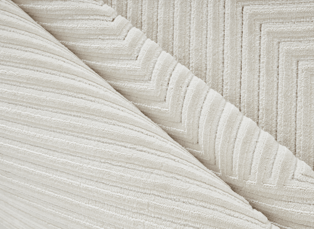 Tapis blanc écru à losanges beiges 160 x 230 cm ROUBY