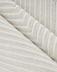 Tapis blanc écru à losanges beiges 200 x 290 cm ROUBY