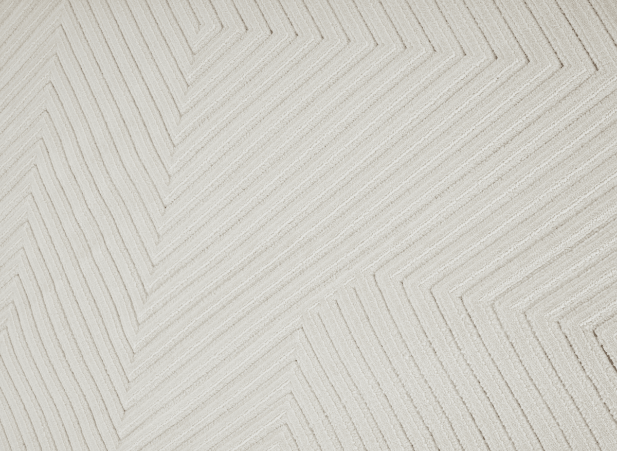 Tapis blanc écru à losanges beiges 200 x 290 cm ROUBY