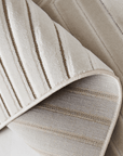 Tapis blanc écru à motifs chevrons  160 x 230 cm AMONA