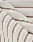 Tapis blanc écru à motifs chevrons  200 x 290 cm AMELIO