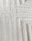 Tapis blanc écru à motifs chevrons  200 x 290 cm AMONA