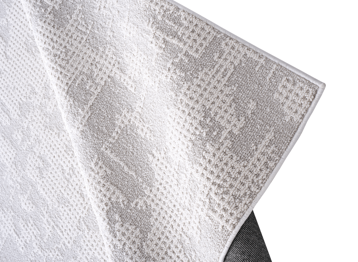 Tapis gris à motifs 160 x 230 cm BLOUJE