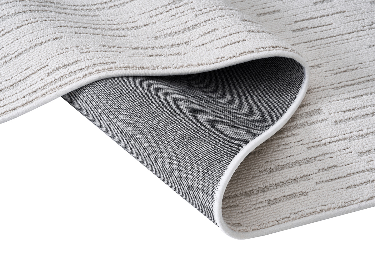 Tapis gris à motifs 160 x 230 cm BRIDGE