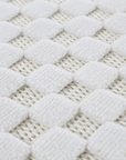Tapis gris à motifs carreaux 160 x 230 cm MATILA