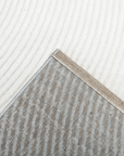 Tapis gris à motifs circulaires 200 x 290 cm NOLOCO