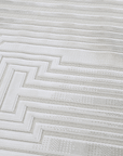 Tapis gris à motifs de lignes 160 x 230 cm PERTONA