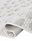 Tapis gris à motifs écailles 200 x 290 cm OLERA