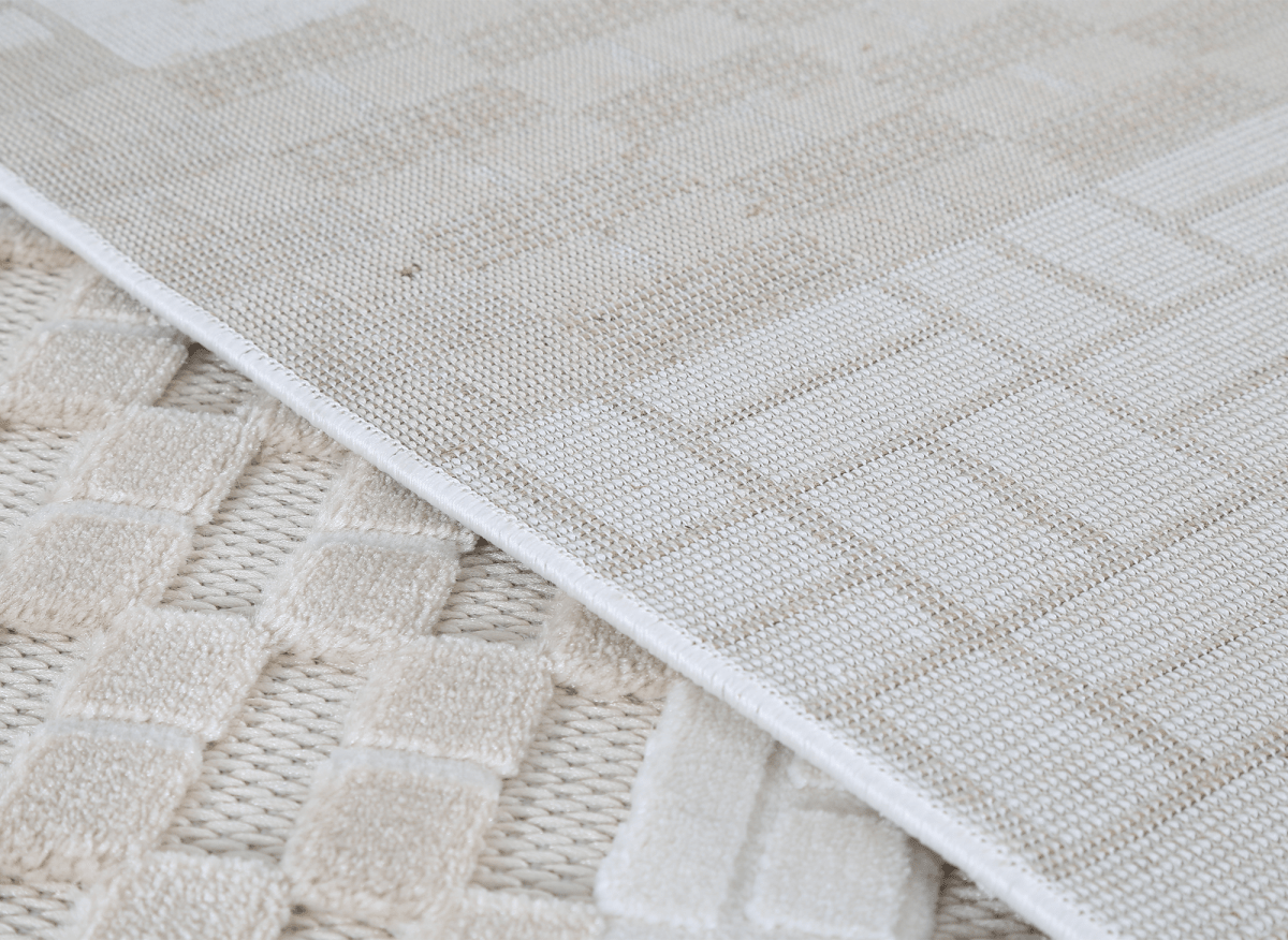 Tapis gris à motifs graphiques 160 x 230 cm ORCHIDÉE