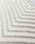 Tapis gris à motifs ronds 160 x 230 cm UTAH
