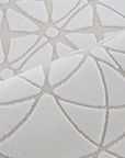 Tapis gris à motifs rosaces 160 x 230 cm SINGAPOUR