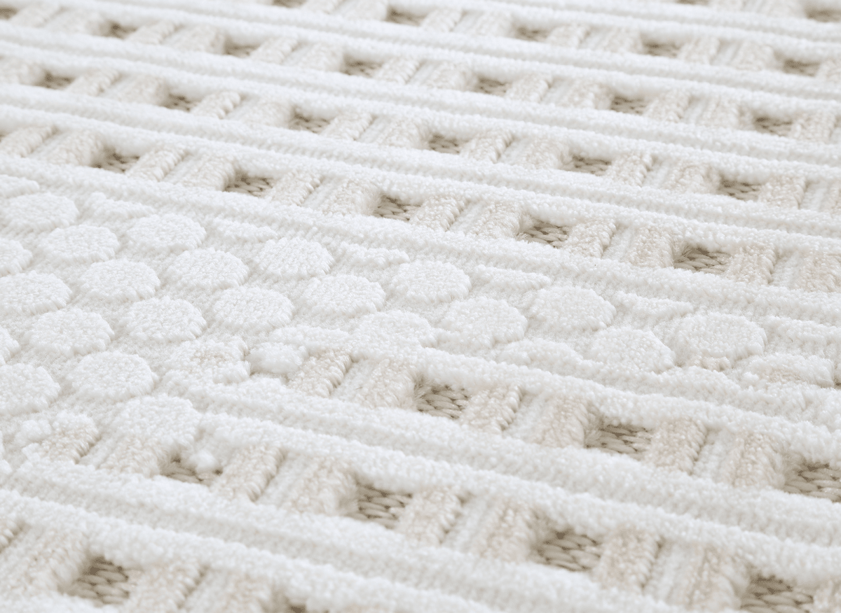 Tapis gris et taupe à motifs graphique 160 x 230 cm SIRMA