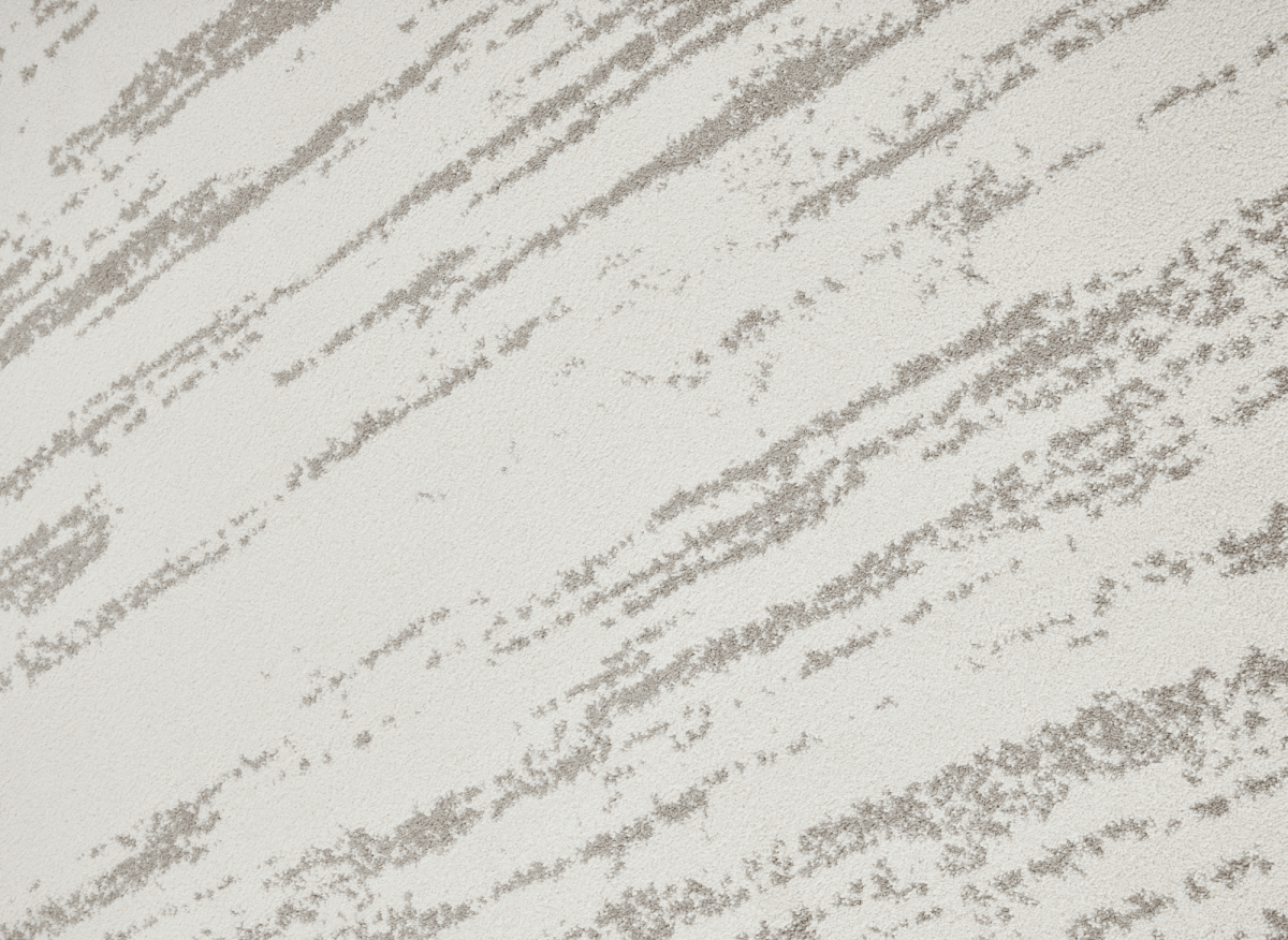 Tapis strié beige et gris 200 x 290 cm NOEA