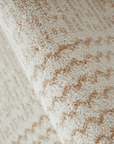 Tapis texturé beige foncé 160 x 230 cm KAIA